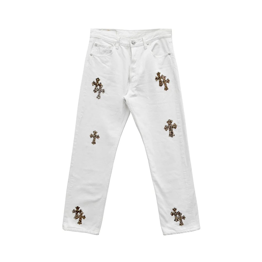 Levi’s 501 Leopard Patch Jeans